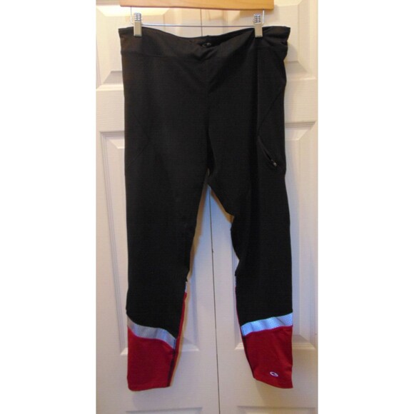 Champion Duo Dry Women's XXL  Athletic Work Out Pants/Leggings Black/Maroon - Picture 3 of 15